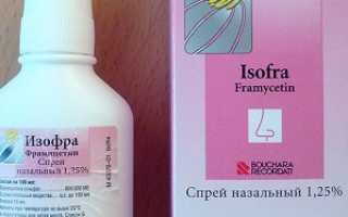 Изофра спрей: инструкция по применению