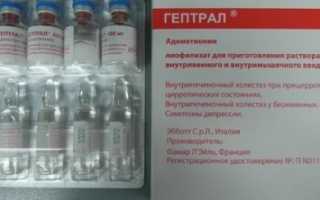 Гептрал таблетки и ампулы: инструкция по применению и отзывы людей