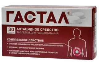Таблетки для рассасывания Гастал