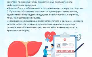 Гепатит С — продолжительность жизни