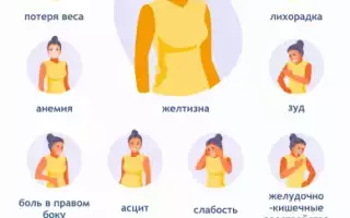 Начальные признаки болезни печени, симптомы