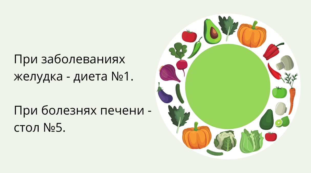 "Стол № 1": принципы и особенности правильного питания 